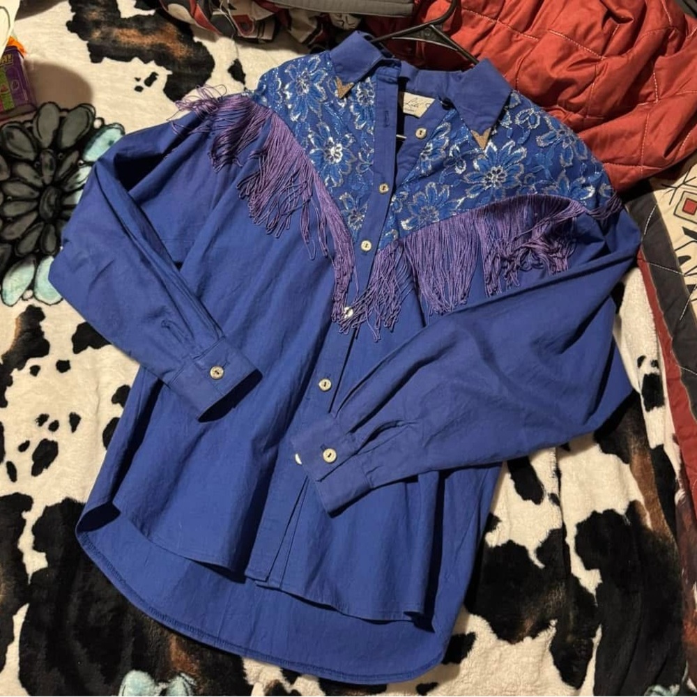 Vintage Lilia Smitty western wear button up size small